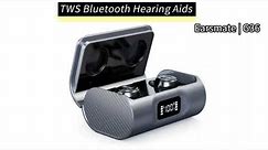 Tws earbud bluetooth hearing aids in Ear hearing loss assist rechargeable battery Earsmate G36
