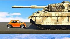 SMALLEST CAR vs. BIGGEST TANK! - GTA 5 Funny Moments