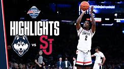HIGHLIGHTS | #2 UConn Men's Basketball vs. St. John's | BIG EAST Tournament 2024