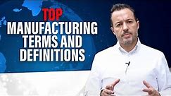 Intro to Manufacturing Operations, Technology, and Processes [The Most Important Things to Know]