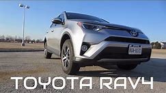 2018 Toyota Rav4 XLE // review, walk around, and test drive // 100 rental cars