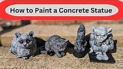 How to Paint Concrete Statue