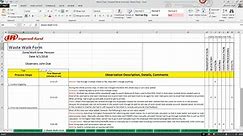 Waste Walk Form_How to Complete