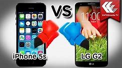 Comparativa: iPhone 5s vs. LG G2