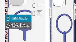 ZAGG Gear4 Santa Cruz Snap Case Apple iPhone 14, D30 Drop Protection Up to (13ft│4m), Wireless Charging Compatible, Reinforced Top, Bottom & Edges - Periwinkle Blue