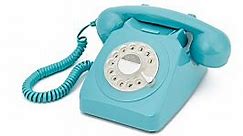 GPO 746 Retro Rotary Telephone - Blue