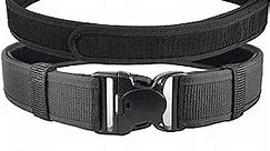ZGJINLONG duty belt 2" Police Tactical Utility Belt Security Law Enforcement Belts with 4 Belt Keepers