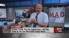 Here's why Jim Cramer believes it's now an OK time to start a small position in Uber