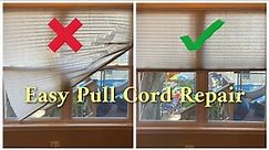 How to Fix a Broken Pull Cord