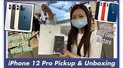 iPhone 12 Pro unboxing, iPhone 12 pick up, iPhone 12 colours 🥳 My iPhone 12 Pro vlog, iPhone 12 Pro