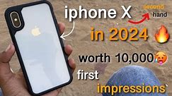 क्या iphone x 2024 में लेना चाहिए…? 🤔yes or no ? #iphonexin2024