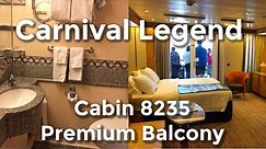Carnival Legend Cabin 8235 Premium Balcony | Cabin unpacked | Noise