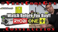 Ryobi One+ Batteries - Watch Before You Buy!!