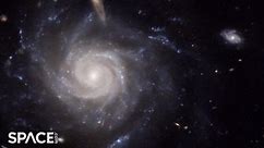 Hubble Space Telescope View Of Barred Spiral Galaxy UGC 678