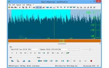 mp3DirectCut screenshot #3