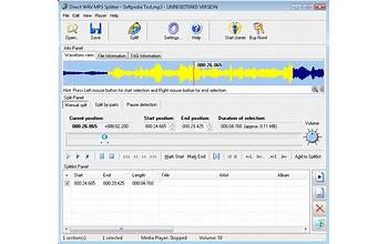 MP3 Splitter screenshot #4