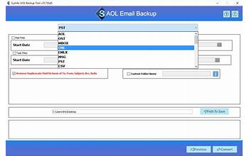 SysInfoTools AOL Backup Tool screenshot #2