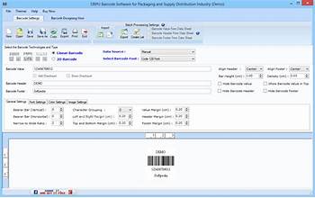 DRPU Barcode Software for Packaging and Supply Distribution Industry screenshot #3