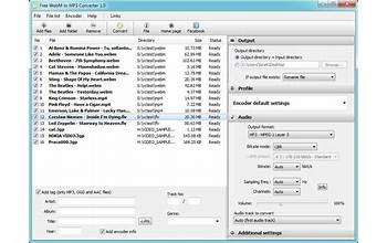 Portable Free WebM to MP3 Converter screenshot #1