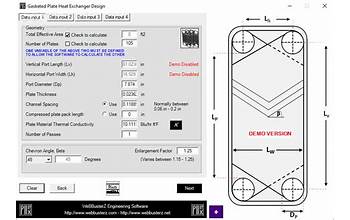 Gasketed Plate Heat Exchanger Design screenshot #5