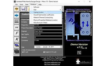 Gasketed Plate Heat Exchanger Design screenshot #0