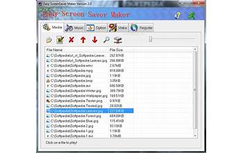 Flash Screensaver Maker Simple Version screenshot #0