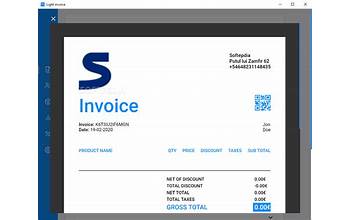 Light-invoice screenshot #0