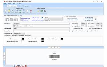 DRPU Barcode Software for Health Care Industry screenshot #2