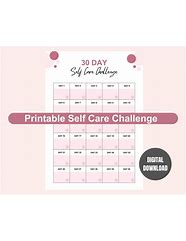 Image result for 30-Day Mental Health Challenge Worksheet