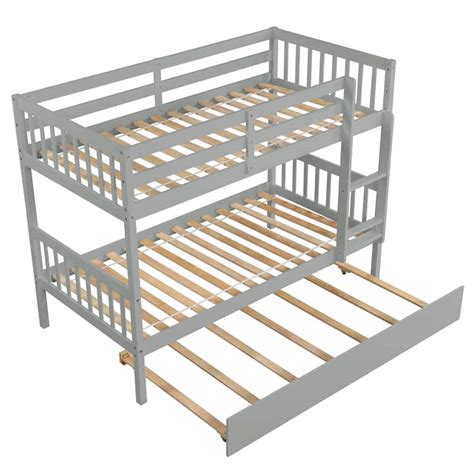 twin  twin bunk bedstrundlerail  ladderconverted   bed
