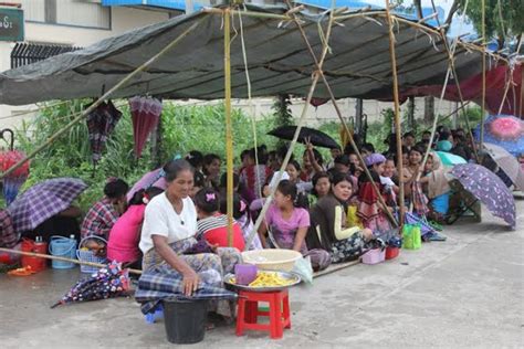 Footwear Factory Workers On Strike For Minimum Monthly Wage Burma