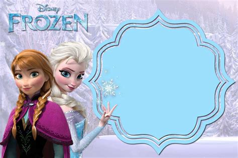 frozen invitation templates