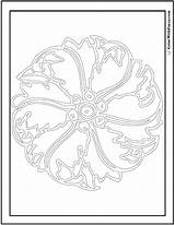 Coloring Rose Pages Rosette Pdf Printables Kids sketch template