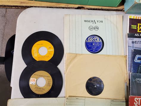 6 Assorted Records And Empty Albums Schmalz Auctions