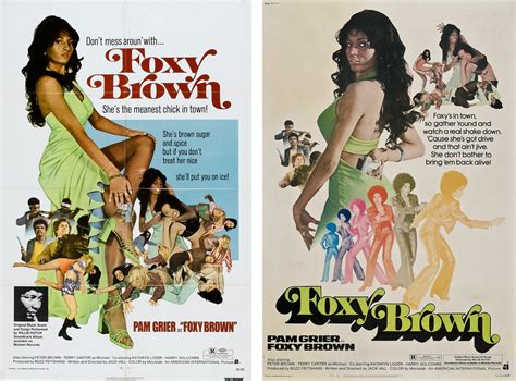 foxy brown movie posters the poster on the right is one of my favorites of all time — dig those