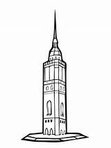 Coloring Tower Stockholm Sears Pages Clipart Supercoloring Template Printable sketch template