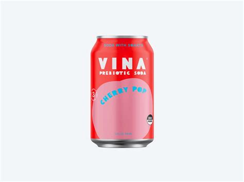 Vina Cherry Pop Prebiotic Soda Delivery And Pickup Foxtrot