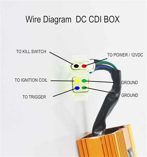 cc scooter cdi wiring diagrams