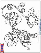 Strawberry Shortcake Coloring Pages Clipart Book Library Cartoon sketch template