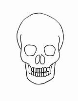 Skull Easy Drawing Sketch Skeleton Skulls Drawings Draw Simple Basic Sketches Step Getdrawings Paintingvalley Learn sketch template