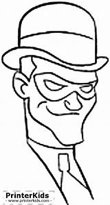 Coloring Batman Villain Pages Riddler Face Cartoon Library Clipart Drawing Easy Getdrawings Popular sketch template