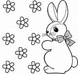 Conejos Pascua sketch template