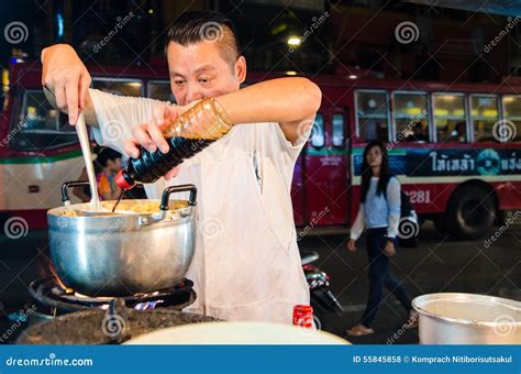 bangkok thailand chef cooking editorial stock photo image