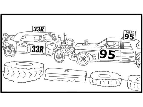 derby truck coloring pages coloring pages