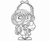 Conan Detective Coloring Spy Pages Glass Kids Magnifying Colouring Drawing Mononoke Princess Printable Print Color Shattered Party Prints Getcolorings Awesome sketch template