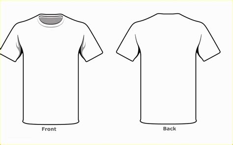 t shirt design template free download of blank tshirt template front