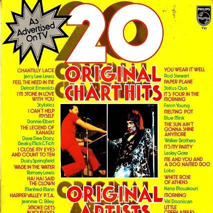 original chart hits lp ad vinyl