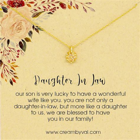 Daughter In Law Necklace