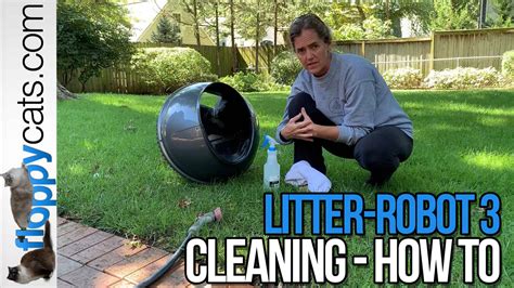 litter robot  cleaning   video floppycats