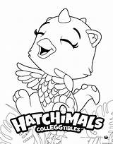 Hatchimals Draggle Imprimer sketch template